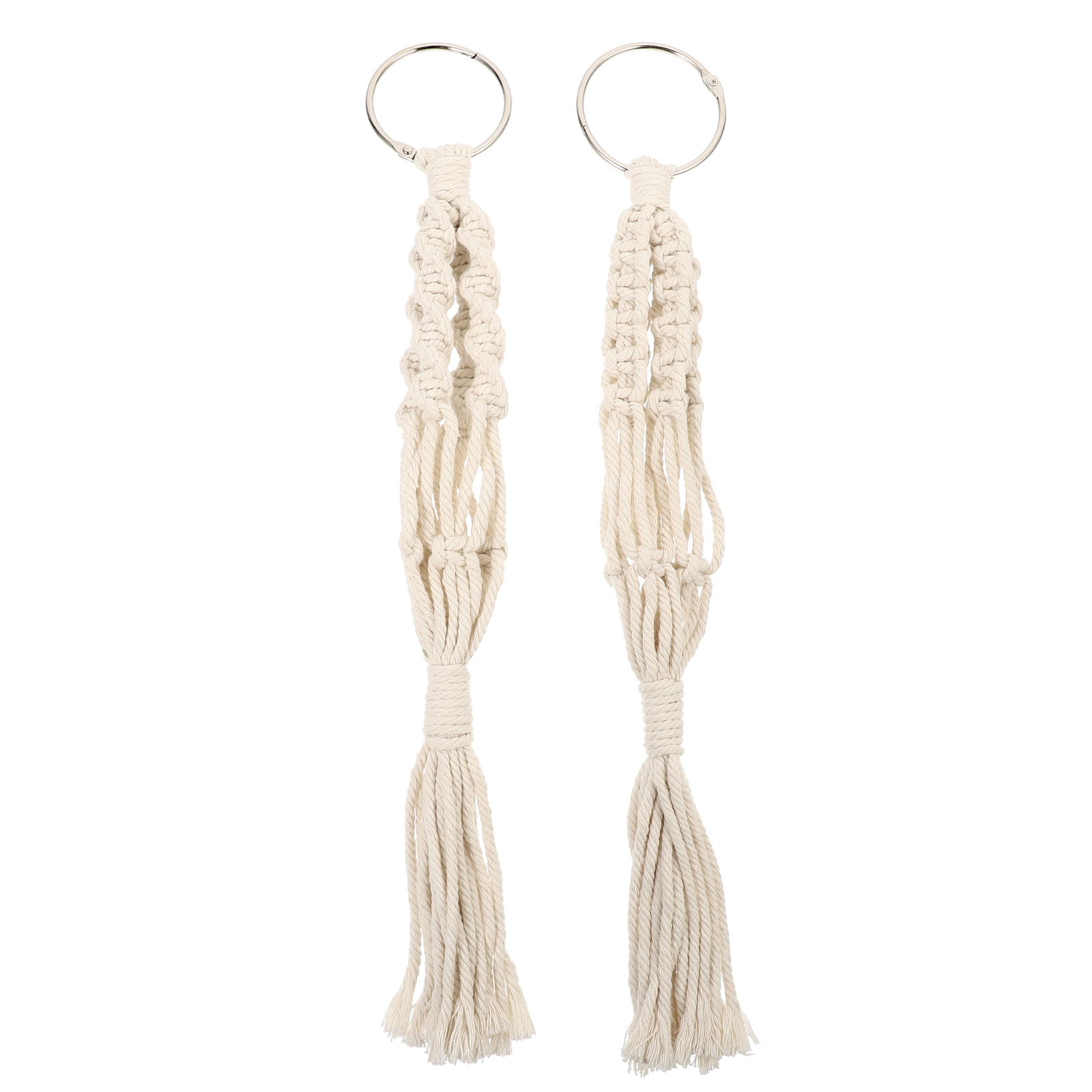 ifundom 2pcs Cotton Rope Planter Hangers Creative Hanging Planter