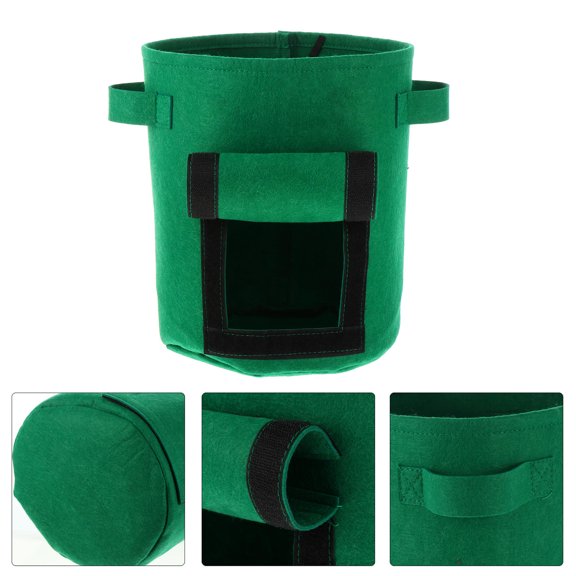 ifundom 2pcs Non-Woven Potato Grow Bags for Outdoor Gardening, Vegetable Storage Pouches, and Breathable