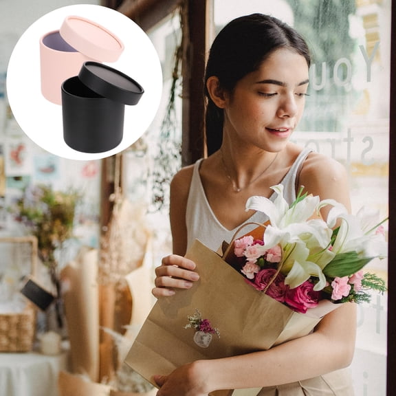 ifundom 2-Pack Flower Boxes for Floral Arrangements with Attractive Styles and Craftsmanship