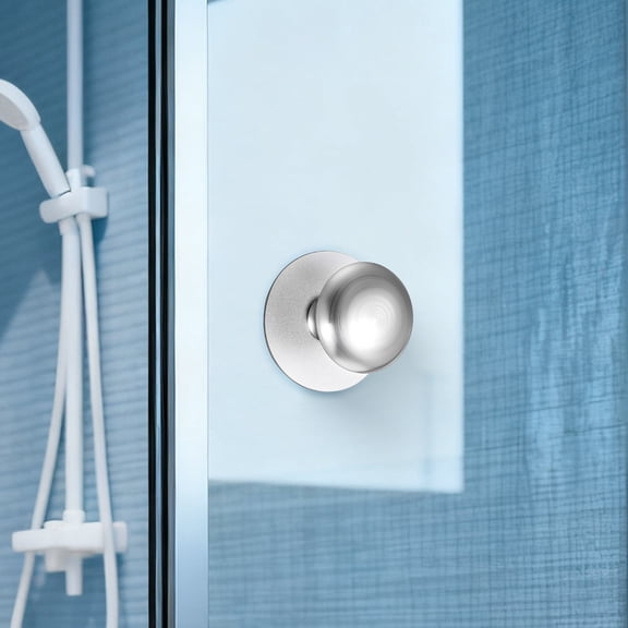 ifundom 2Pcs Stainless Steel Cabinet Handles with Adhesive for Glass and Sliding Doors