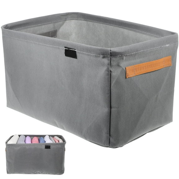 ifundom Set of 3 Grey Fabric Storage Drawers, Non-Woven Material, Space-Saving Organizers for Home, Office, Closet Use