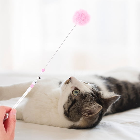 ifundom 3-Pack Teaser Rods for Active Cats, Interactive Pet Toys for Fun and Exercise