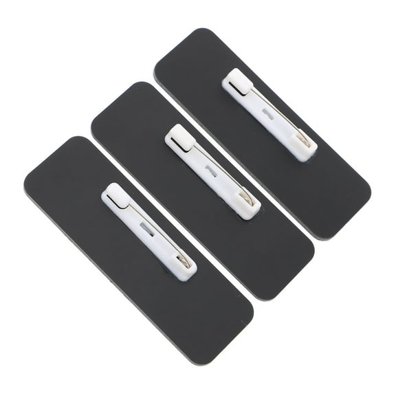 ifundom 3Pcs Premium Name Tags Assorted Colors for Employee and School Identification