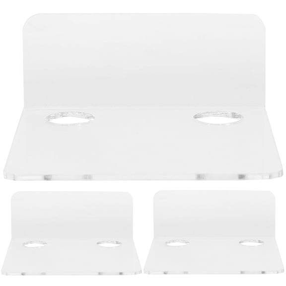 WHAMVOX Acrylic Security Camera Bracket with Cable Hiding Design 3Pcs