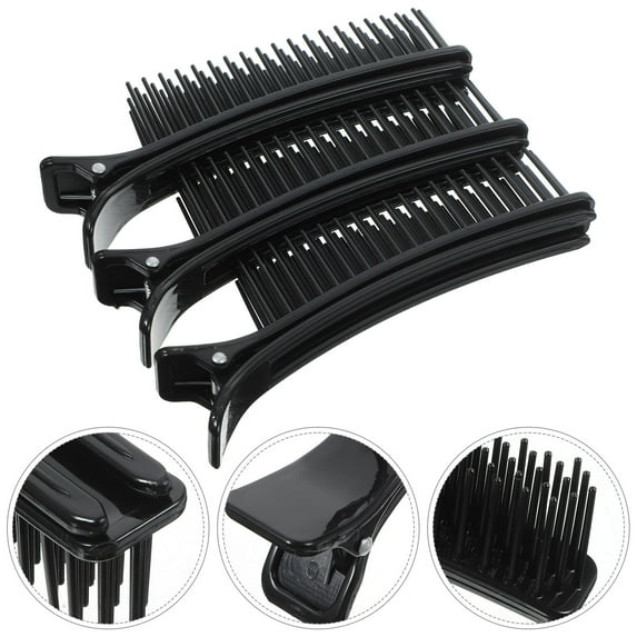 ifundom Set of 3 Reusable Plastic Hair Root Locating Clips for Women, Home Use Hair Styling Accessories