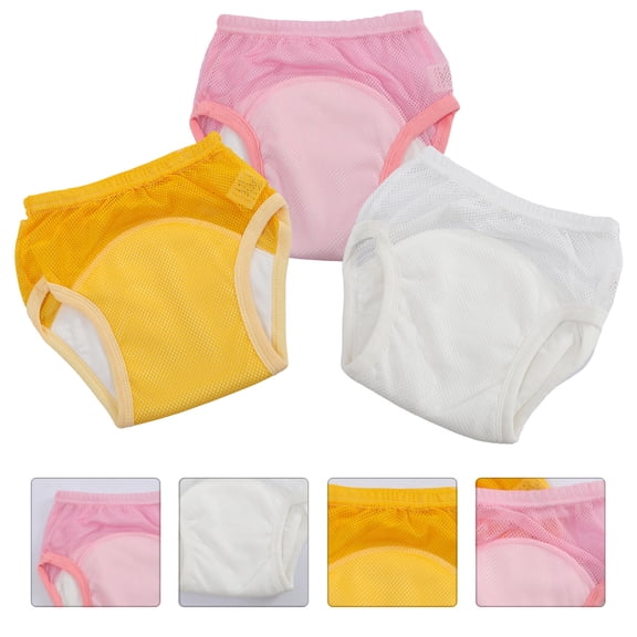 ifundom 3Pcs Training Pants for Potty Training Reusable Cotton Assorted Color