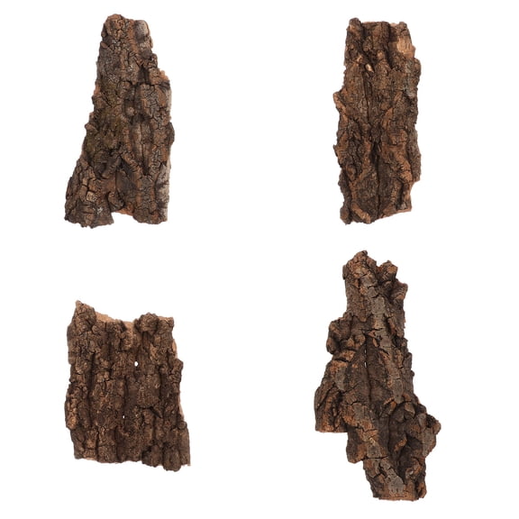 ifundom 4 Pcs Pet Breeding Box Bark Assorted Color Climbing and Hiding for Reptiles