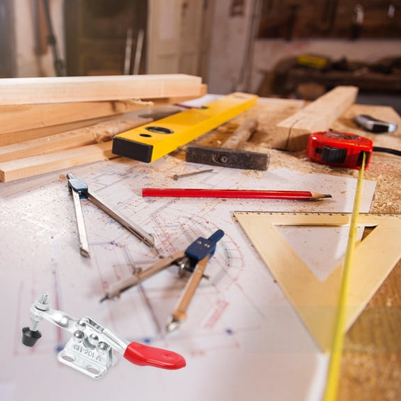 ifundom 4Pcs Red Horizontal Clip Premium Fast Locking Clamp for Home