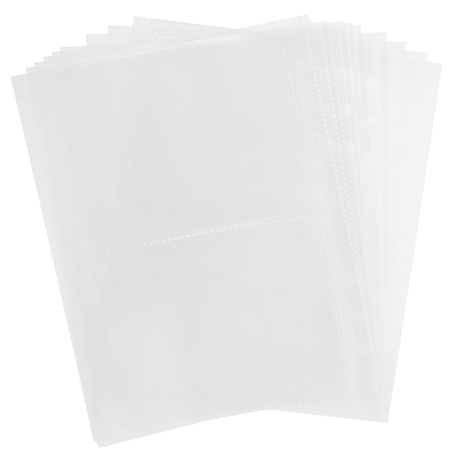 ifundom 5 Books Scrapbook Page Protectors Scrapbook Plastic Sleeves