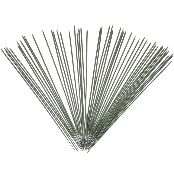 ifundom 50- Floral Stem Wire for Crafts, Realistic Iron Flower Stems for Handmade Bouquets and Decorative Arrangements