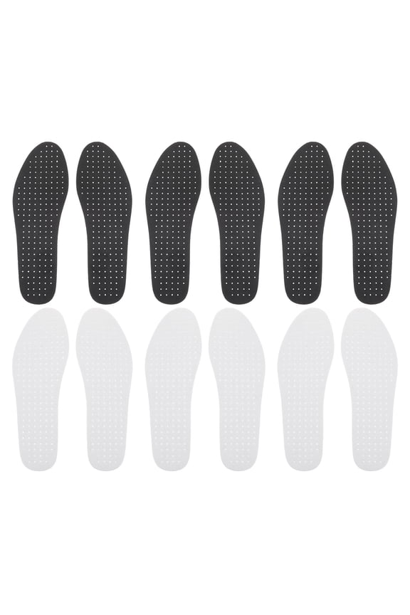 6 Pairs Breathable Lightweight Shoe Inserts for Women Flats Comfort Support Cushions Insoles