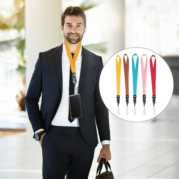 ifundom 6Pcs Camera and Music Player Hanging Lanyards Assorted Colors Simple Design Perfect for Active Use