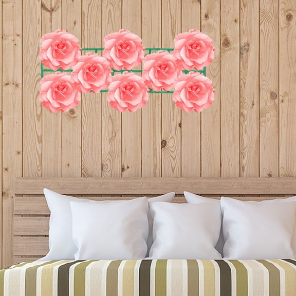 ifundom 6-Piece Floral Wall Frame Set with Flower Shelf and Arrangement Tools for Stylish Home Decor Display