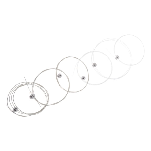 ifundom 6-Pack Transparent Nylon Guitar Strings for Classical Guitar Replacement, with Clear Sound and Easy Playability