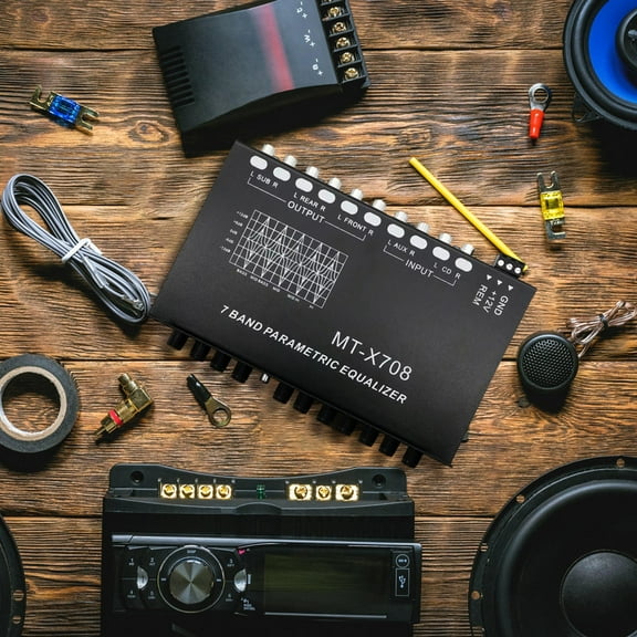 ifundom RV Equalizer Hitch Audio Equalizer Black 1 Set for Trailer Towing Suspension Noise Reduction