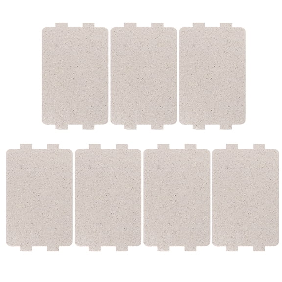 WHAMVOX Microwave Oven Mica Sheets 7 Pieces Heat Insulation Board 4.5x2.6x0.02in Microwave Parts