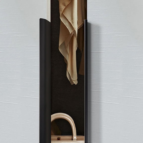 ifundom 8PCS Black Aluminum Alloy Hidden Door Handles for Modern Garage, Office, and Home Use