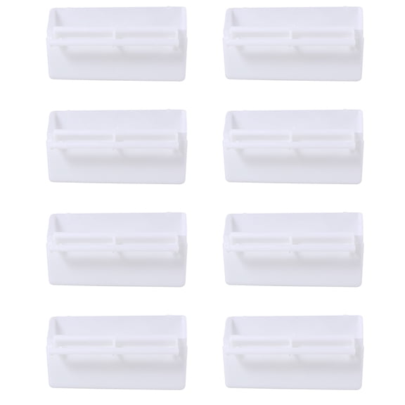 ifundom 8pcs Parrot Feeding Case Bird Feeder Box Plastic Bowl Bird Food Feeder
