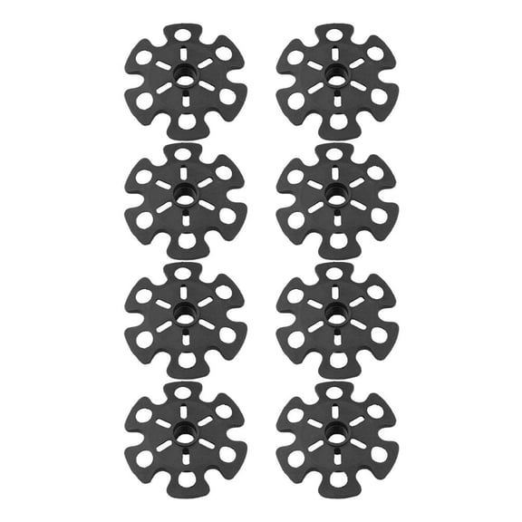 ifundom 8pcs Snowflake Trekking Pole Baskets for Outdoor Hiking, Climbing, Walking Sticks, Winter Snow Accessories