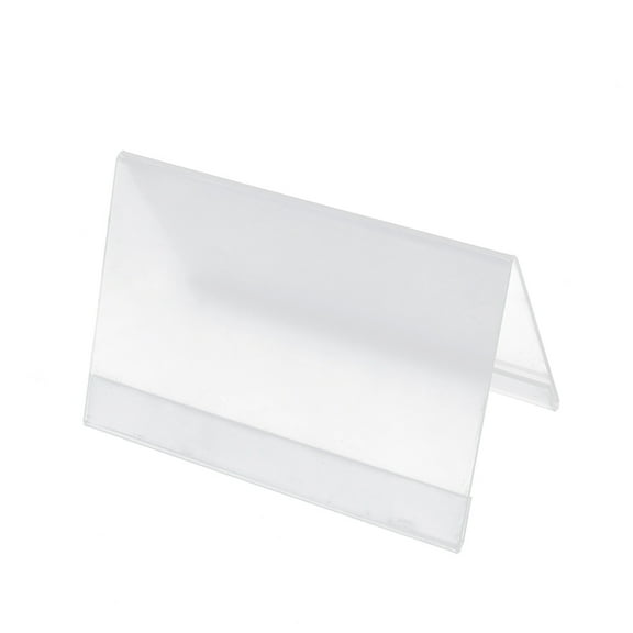Transparent Acrylic Name Card Holder Premium Design for Office Home Use Triangle Shape