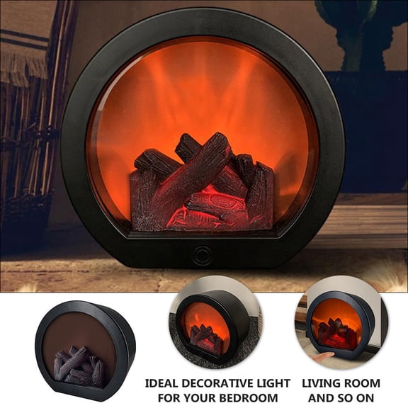 ifundom Assorted Color Touch Simulation Fireplace Light for Warm Ambiance