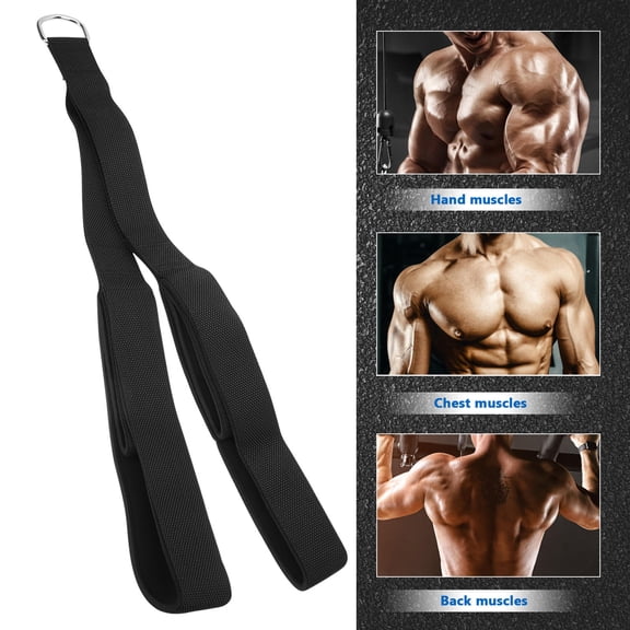 ifundom Bicep Training Rope Black Polyester for Arm Strength Workout and Muscle Building Exercise