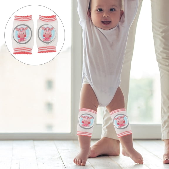 ifundom Kids Knee Pads with Cartoon Animal Pattern, Breathable Cotton Protective Gear, Comfortable and , 1 Pair