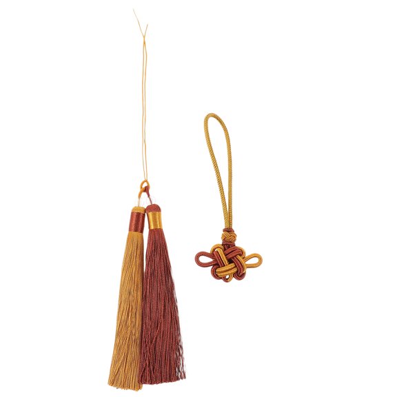 ifundom Chinese Knot Tassel DIY Sword Hand Fan Hanging Tassel Car Hanging Ornament