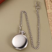 ifundom Vintage Pocket Watch with Retro Chain, Design Accessory for Men and Women, 1 Piece Timepiece