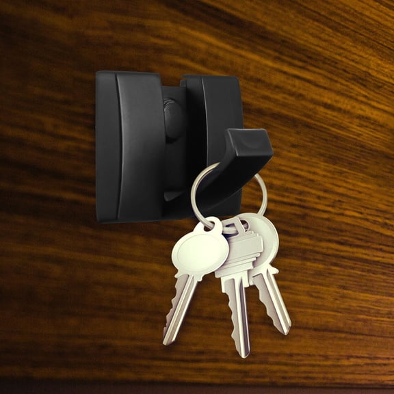 ifundom Black Aluminum Foldable Wall Mounted Coat Hook for Towels Hats Jackets Space Saving