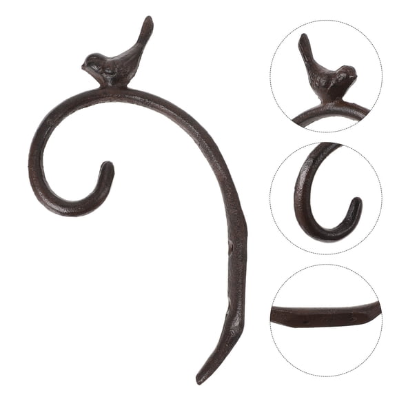 ifundom Rustic Iron Hook Coffee for Wall Storage and Garden Decor 1Pc