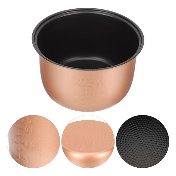 ifundom Non-Stick Round Inner Pot for Rice Cooker, Easy to Clean Cooking Container, Replacement, 1 Pack