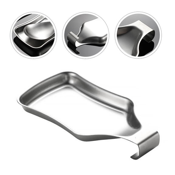 ifundom Stainless Steel Cooking Spoon Rest and Kitchen Utensil Holder, 1-Piece for Housewarming