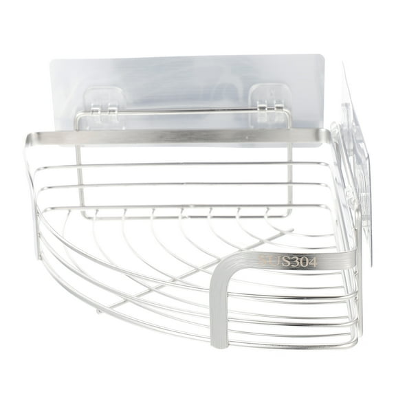 ifundom Stainless Steel Corner Organizer Wall Mount Bathroom Shower Shelf No Drilling Easy Installation Rust Resistant