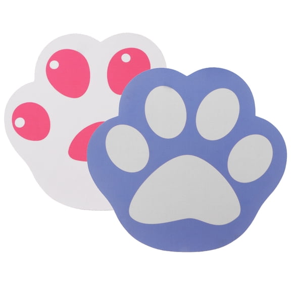 ifundom Cute Cartoon Cat Mouse Pads for Computer, Anti- Rubber Base, Cloth , Decorative Design, Assorted Colors, 2-