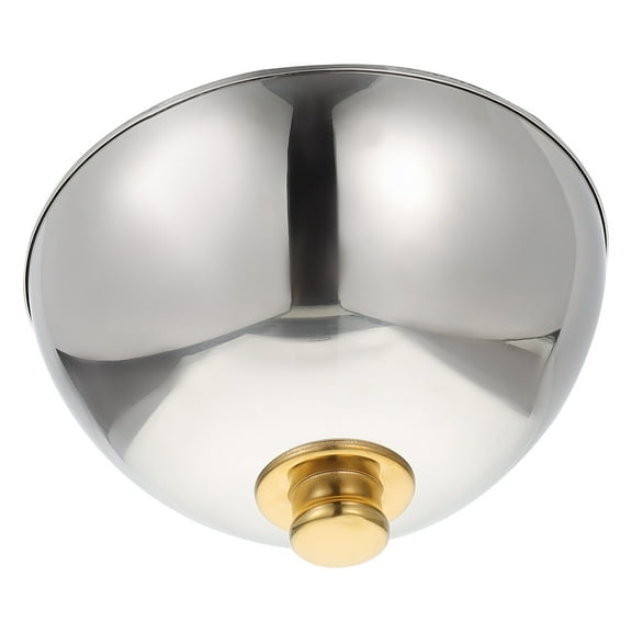 ifundom Stainless Steel Dinner Plate Cover Serving Dish Lid for Family Use 1 Pc Kitchen Accessory