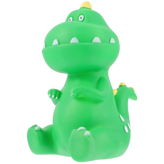 ifundom Green Dinosaur Bank for Kids, Plastic Money Saving Box Toy to Teach Money Management Skills