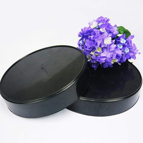 ifundom 1Pc Black Round Flower Fixing Base Reusable Floral Arrangement Tool