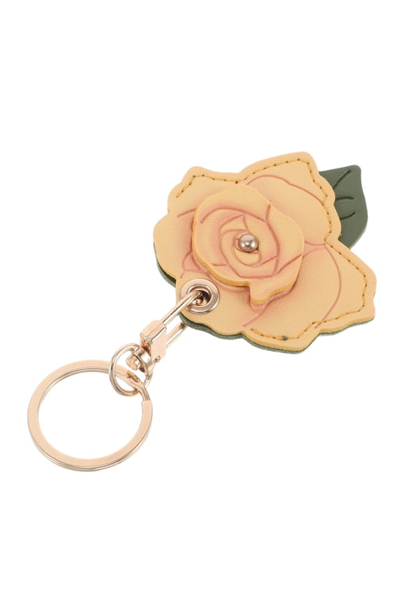 Portable Rose Keychain Pendant for Backpack Travel Accessories