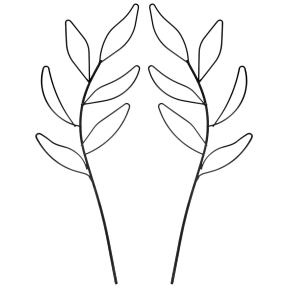 ifundom Arch Trellis Climbing Frame Plant Support for Potted Plants, 2pcs Mini Garden Climber