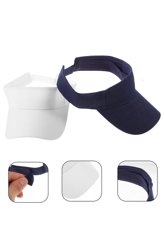 2-Pack Navy Baseball Caps, Lightweight Polyester Sports Sun Hats for Outdoor Activities and Casual Wear