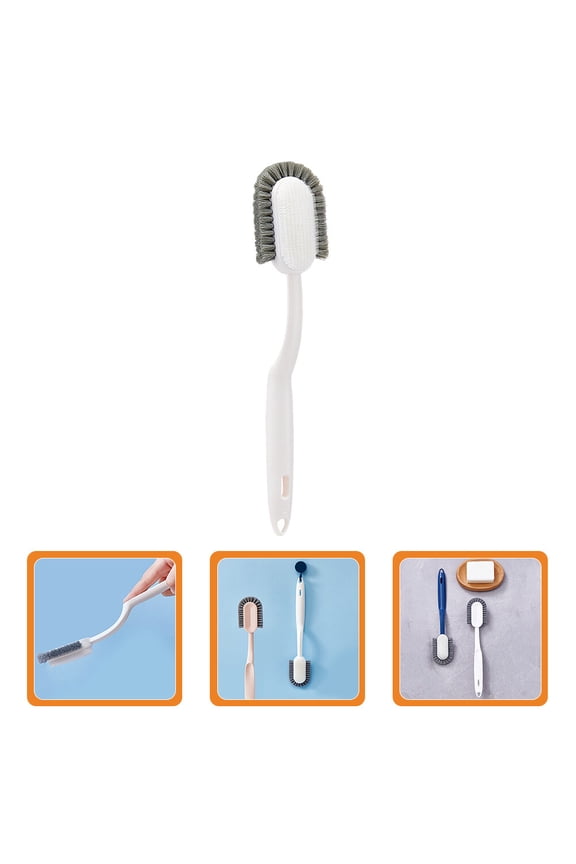 White Household Cleaning Brush Set for Shoes and Boots - and Effective Shoe Cleaning Brushes 1 Set