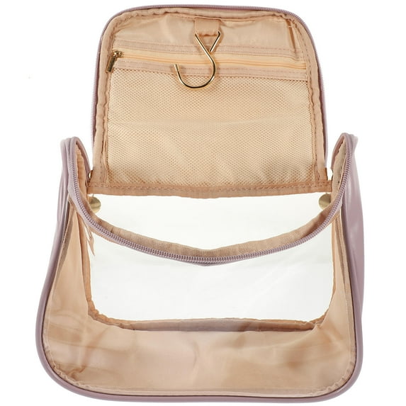 ifundom Clear Makeup Bag Large Capacity Travel Cosmetic Organizer for Daily Use, Portable and , 1 Pack