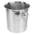 thumbnail image 1 of ifundom Large Capacity Stainless Steel Ice Bucket with Modern Design, Storage Container, 1 Pack, 1 of 8