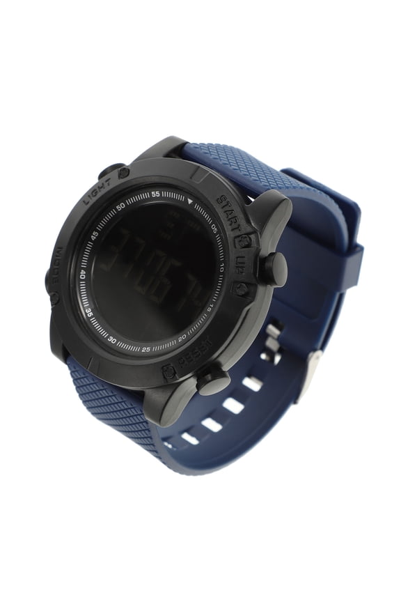 Outdoor Sports Watch with Plastic Band, Water Resistant Fitness Tracker, 1 Pack