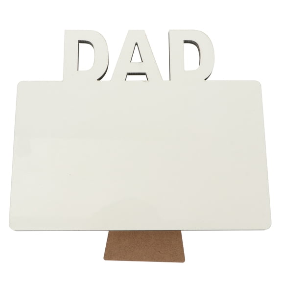 ifundom Memorial Photo Frame White Wood Home Decoration for Father 1Pcs