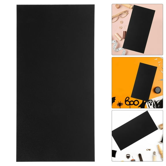 ifundom Black ABS Plastic Sheet Model Panel, Double-Sided Moldable Craft Material, 1 Piece for Projects and Model Building