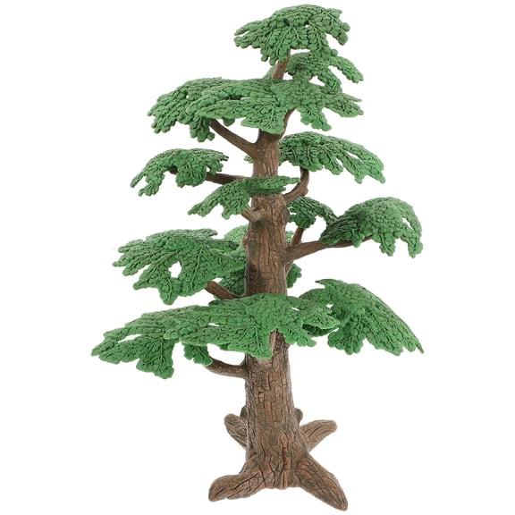 ifundom Miniature Green PVC Model Trees Set, Decorative Artificial Plants for Craft, Design, Display and Diorama Use