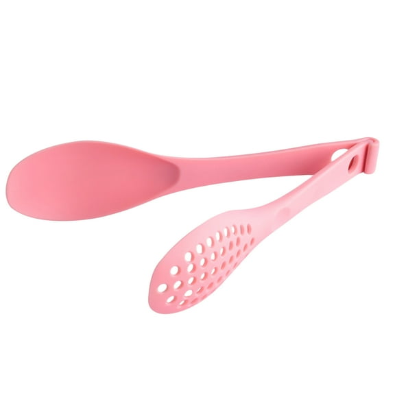ifundom Multifunctional Bread Clip Nylon Salad Clip Mini Food Serving Tongs Home Kitchen Bar Supplies (Pink)