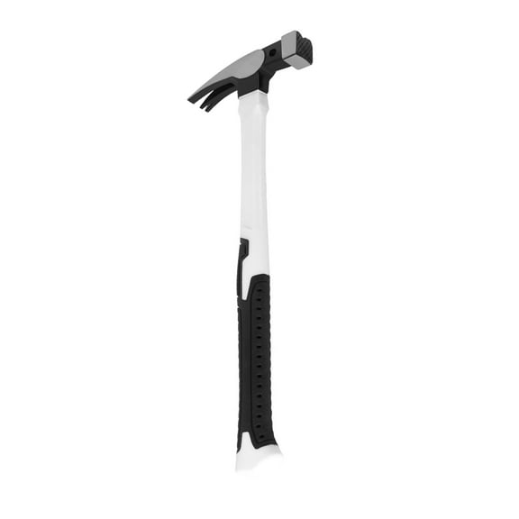 ifundom White Non Slip Claw Hammer Made of Carbon Steel for Home Repair and Carpentry